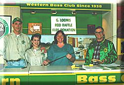 Members at the booth